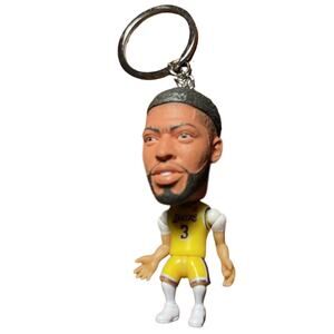 Miniature Anthony Davis 3D Keychain - Los Angeles Lakers NBA Basketball